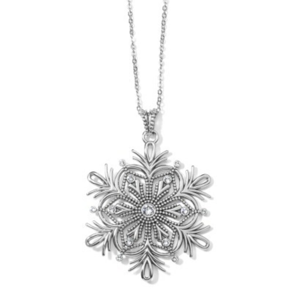 Brighton Silver Snowflake Necklace - nwt